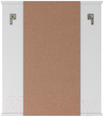 Шкаф с зеркалом для ванной Айсберг Волна 2-60