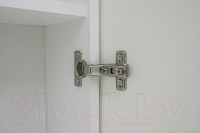 Шкаф с зеркалом для ванной Айсберг Волна 2-60