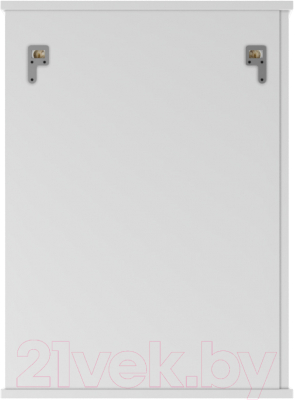 Шкаф с зеркалом для ванной Айсберг Волна 50 (левый)