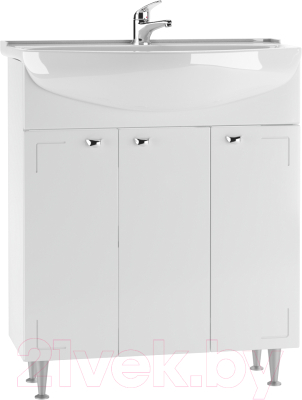 Тумба под умывальник Айсберг Амур 70 Классик без ящика - фото