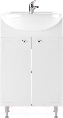 Тумба под умывальник Айсберг Уют 55 Классик без ящика - фото