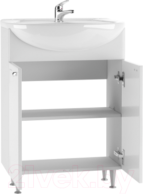 Тумба под умывальник Айсберг Уют 60 Классик без ящика