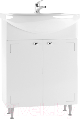 Тумба под умывальник Айсберг Элеганс 65 Классик без ящика - фото