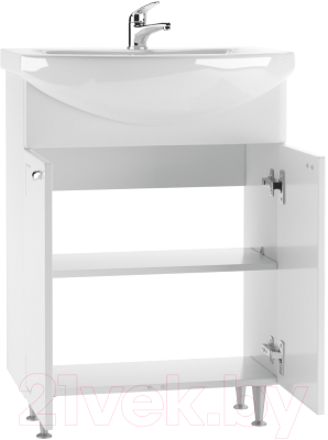 Тумба под умывальник Айсберг Элеганс 65 Классик без ящика