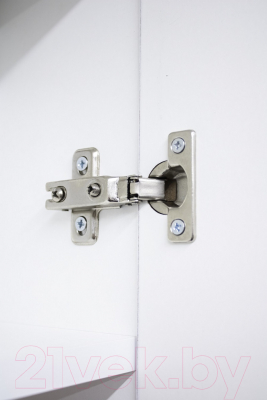 Шкаф с зеркалом для ванной Айсберг Классик 55 (правый)