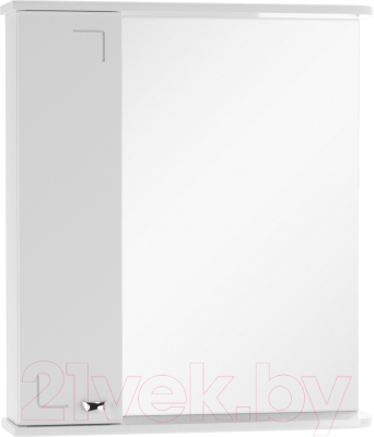 Шкаф с зеркалом для ванной Айсберг Классик 60 (левый) - фото