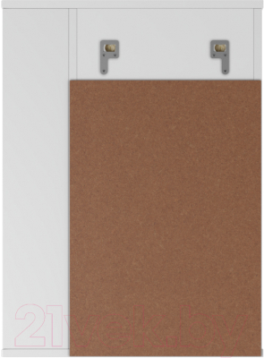 Шкаф с зеркалом для ванной Айсберг Норма 1-50