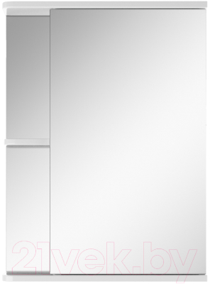Шкаф с зеркалом для ванной Айсберг Норма 1-50