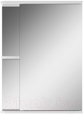 Шкаф с зеркалом для ванной Айсберг Норма 1-50