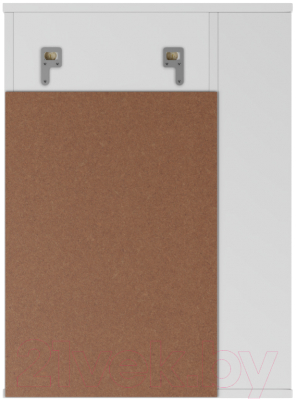 Шкаф с зеркалом для ванной Айсберг Норма 1-50