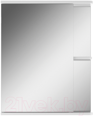 Шкаф с зеркалом для ванной Айсберг Норма 1-55