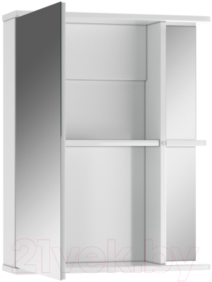 Шкаф с зеркалом для ванной Айсберг Норма 1-55