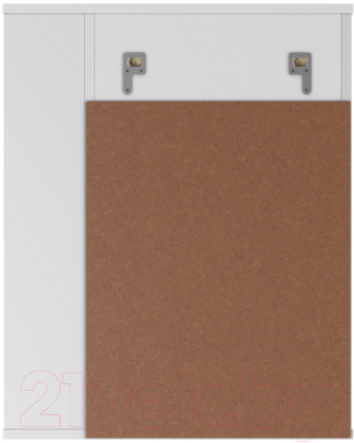 Шкаф с зеркалом для ванной Айсберг Норма 1-55