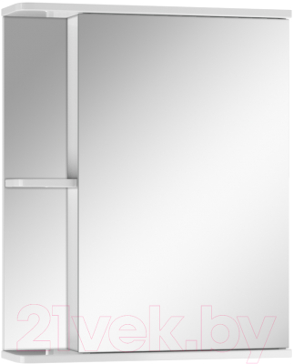 Шкаф с зеркалом для ванной Айсберг Норма 1-55 - фото