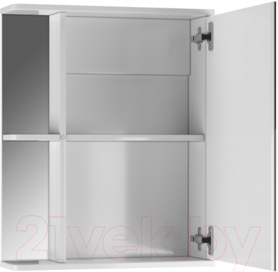 Шкаф с зеркалом для ванной Айсберг Норма 1-55