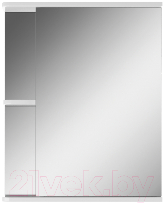 Шкаф с зеркалом для ванной Айсберг Норма 1-55