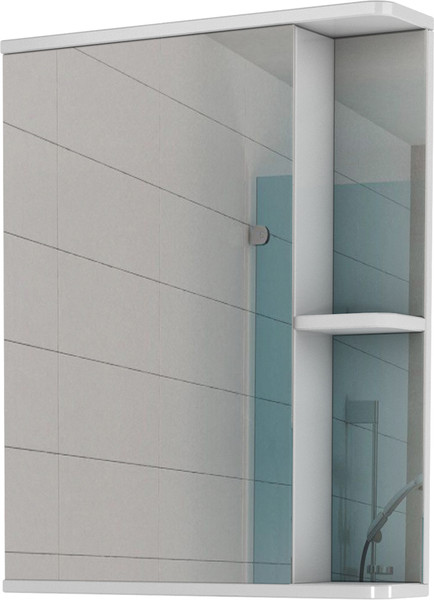 Шкаф с зеркалом для ванной Айсберг Норма 1-60 - фото