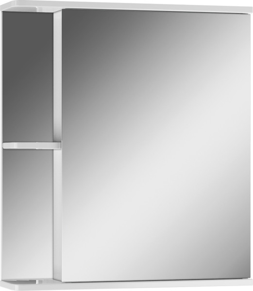Шкаф с зеркалом для ванной Айсберг Норма 1-60 - фото