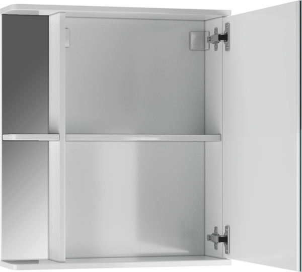 Шкаф с зеркалом для ванной Айсберг Норма 1-60