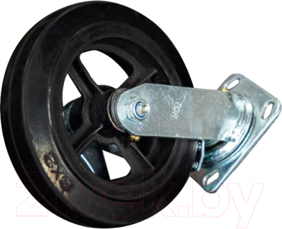 Опора колесная для тележки складской TOR SCdb 80 200мм с тормозом N / 1024162 - фото