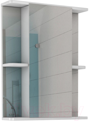 Шкаф с зеркалом для ванной Айсберг Норма 2-50