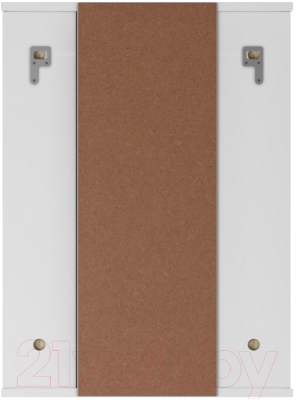 Шкаф с зеркалом для ванной Айсберг Норма 2-50