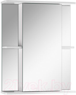 Шкаф с зеркалом для ванной Айсберг Норма 2-55