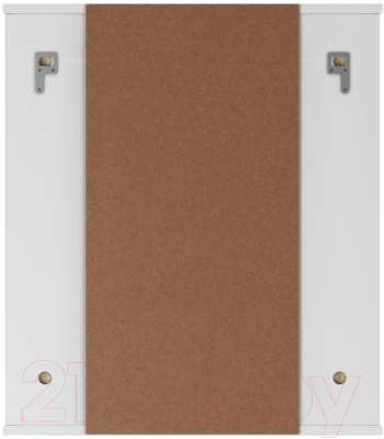 Шкаф с зеркалом для ванной Айсберг Норма 2-60