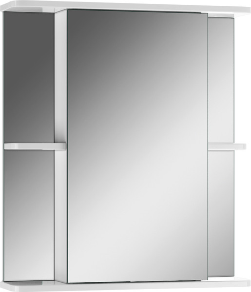 Шкаф с зеркалом для ванной Айсберг Норма 2-60 - фото