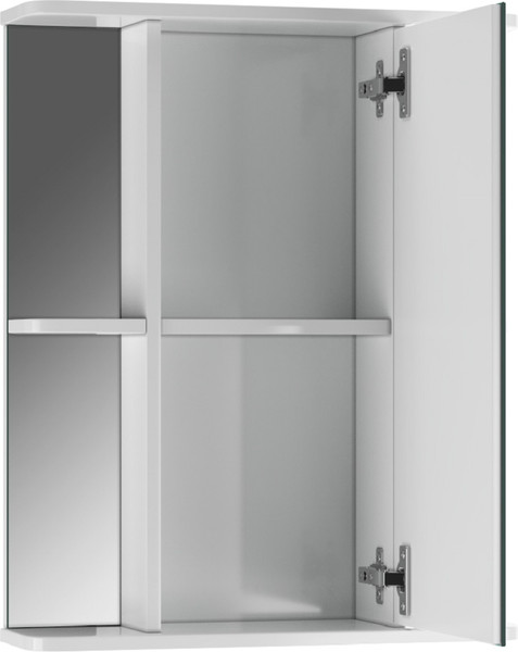 Шкаф с зеркалом для ванной Айсберг Норма 2-60