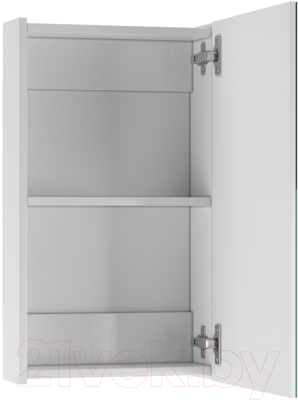 Шкаф с зеркалом для ванной Айсберг Норма 40 1 дверь