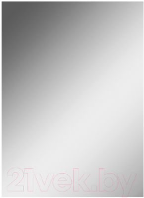 Шкаф с зеркалом для ванной Айсберг Норма 50 1 дверь