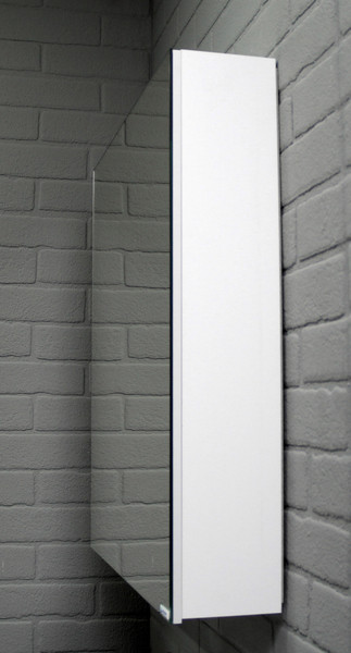 Шкаф с зеркалом для ванной Айсберг Норма 60 1 дверь