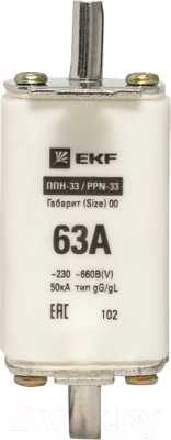 Предохранитель плавкий EKF PROxima Fus-33/160/63