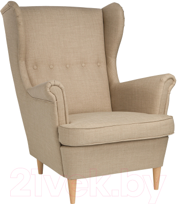 Кресло мягкое Mio Tesoro Тойво (бежевый) - фото