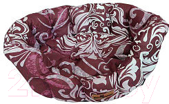 Лежанка для животных Happy Friends Ракушка №1 stm 139 (вишневый) - фото