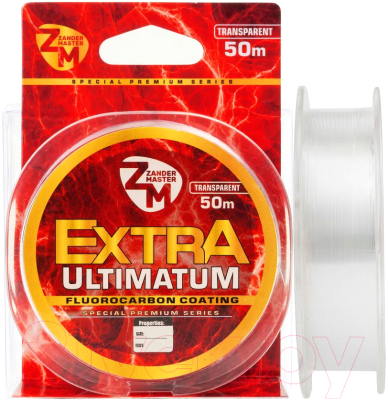 Леска монофильная ZanderMaster Extra Ultimatum 0.105мм 1.6кг / 11762