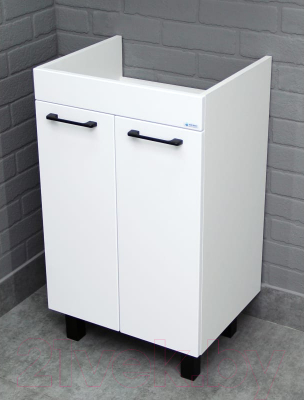 Тумба под умывальник Айсберг Енисей 50 Контраст без ящика