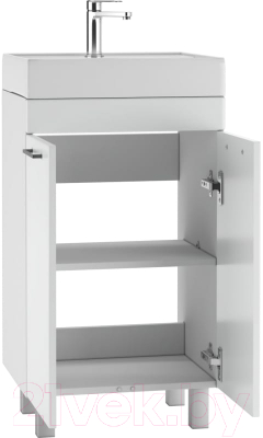 Тумба под умывальник Айсберг Енисей 50 Контраст без ящика