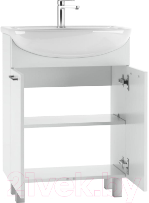 Тумба под умывальник Айсберг Уют 60 Контраст без ящика