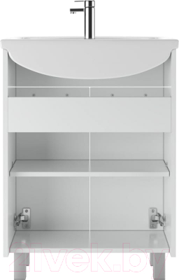 Тумба под умывальник Айсберг Уют 60 Контраст без ящика