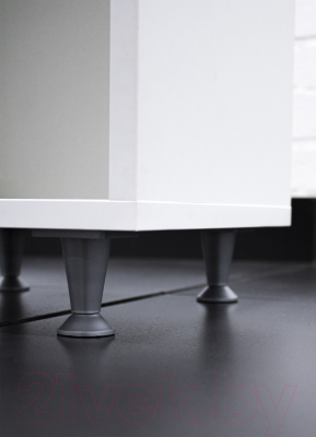 Шкаф-пенал для ванной Айсберг Классик 30 без ящика