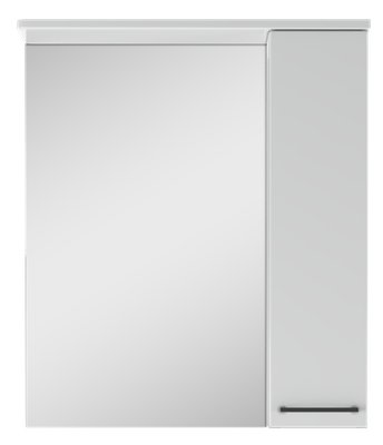 Шкаф с зеркалом для ванной Айсберг Контраст 60