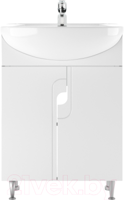 Тумба под умывальник Айсберг Уют 60 Лилия без ящика - фото