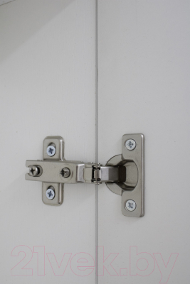 Шкаф с зеркалом для ванной Айсберг Лилия 50 (правый)