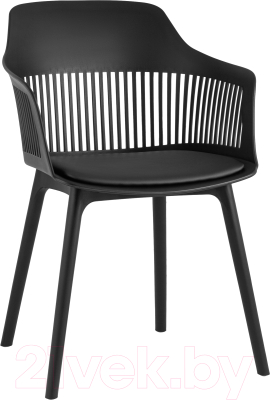 Стул Stool Group Crocus с подушкой (пластик черный) - фото