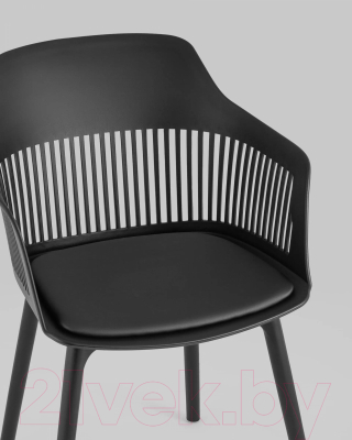 Стул Stool Group Crocus с подушкой (пластик черный)