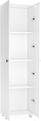 Шкаф-пенал для ванной Айсберг Мега 55 без ящика