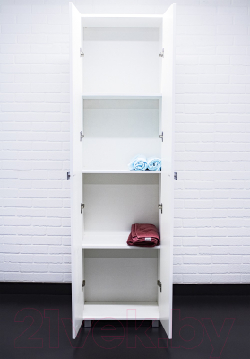 Шкаф-пенал для ванной Айсберг Мега 55 без ящика