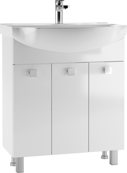 Тумба под умывальник Айсберг Элеганс 85 Мега без ящика - фото